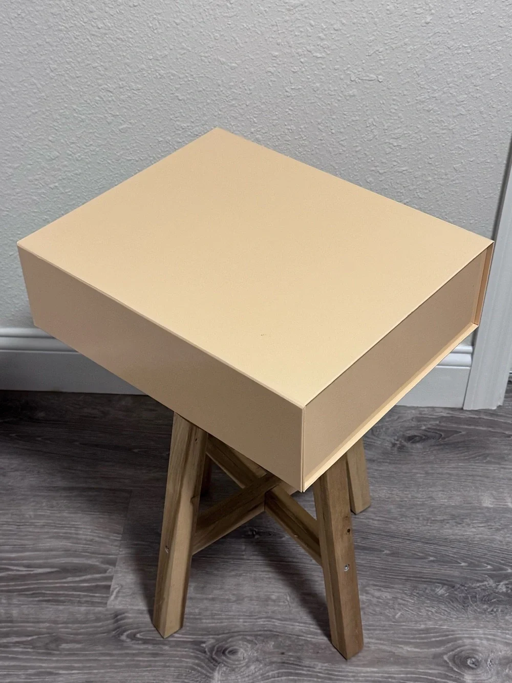 HAY Large Colour Storage Box Vanilla Neutral Magnetic Cardboard Minimalist Organ